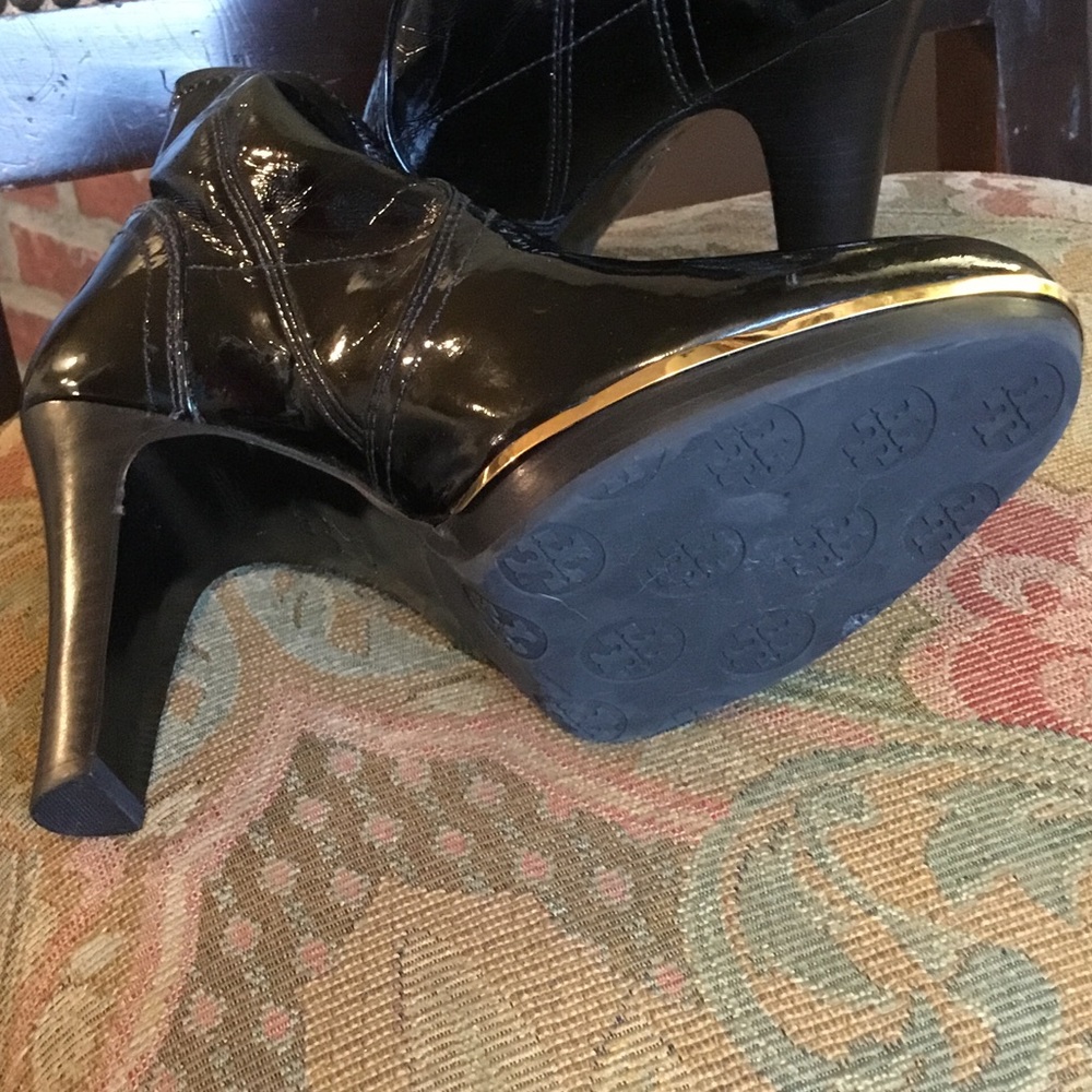 TORY BURCH ankle Patent Leather booties size 9 - Picture 2 of 8